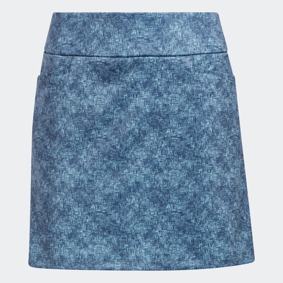 Adidas Blue Patterned Golf Skort - Picture 2 of 9